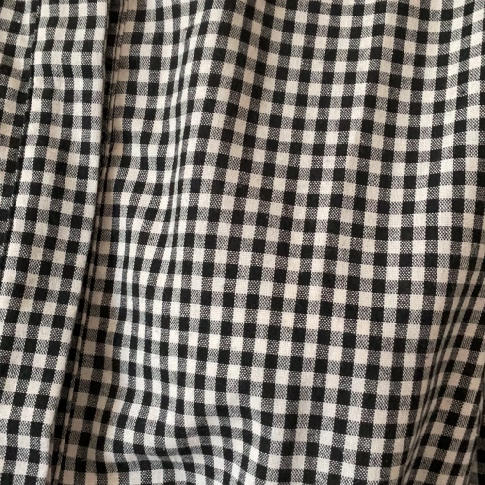 Mordenmiss Black and White Checkerboard Top - Picture 2 of 5